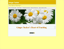 Tablet Screenshot of gingertucker.com